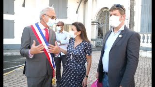 Basse -Terre :VisIte de Anne Hidalgo.