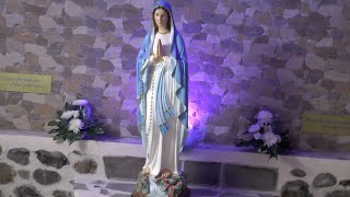 Inauguration grotte de la chapelle Notre-Dame de Lourdes, Beausoleil Vieux-Habitants.