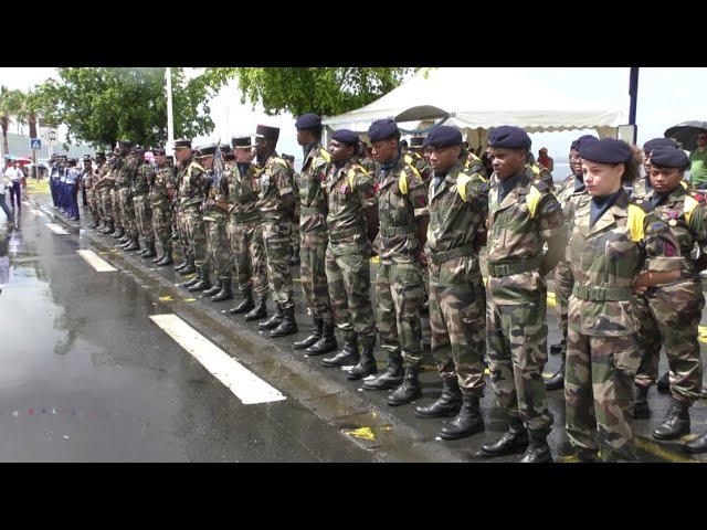 Basse -Terre:Cérémonie du 14 juillet 2022.