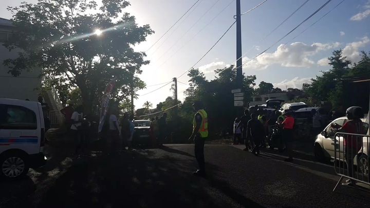 Les Foulées de Baillif. 4 ème étape.  Arrivée Maison  de  Quartier de Cadet 5.5 km