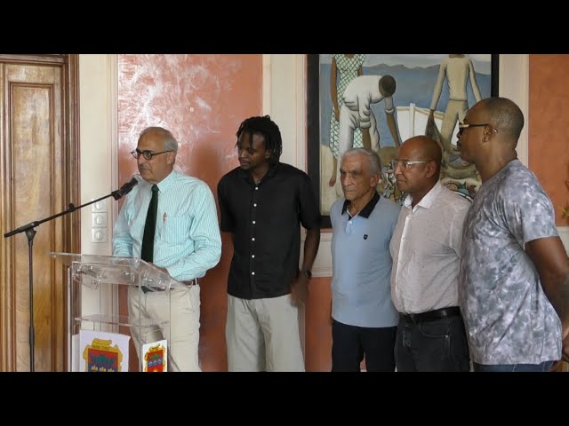 Basse-Terre : Cérémonie en l'honneur de Enzo LEFORT.