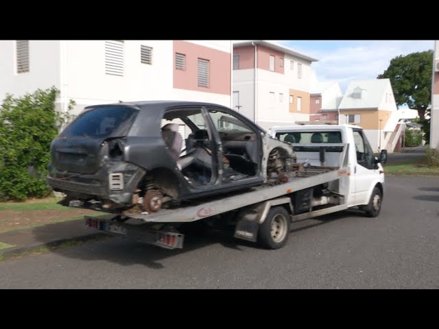 Basse-Terre : Opération enlèvement de VHU .