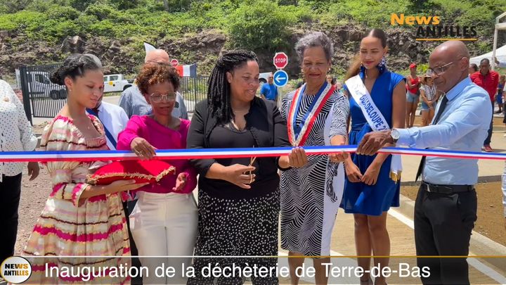 Terre-de-Bas: Inauguration de la déchèterie.