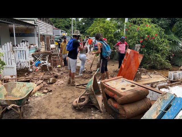 Basse-Terre : Visite aux habitants touchées par les intempéries .