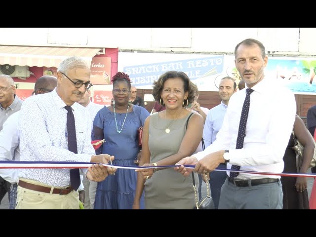 Basse-Terre : Inaugurations du 1er tronçon de la rue de la république et de l'espace France services