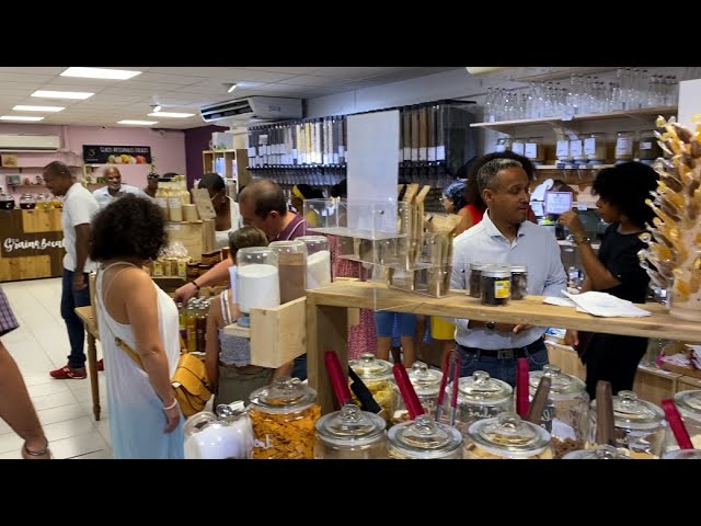 Gourbeyre :Inauguration de l'épicerie de la graine au bocal