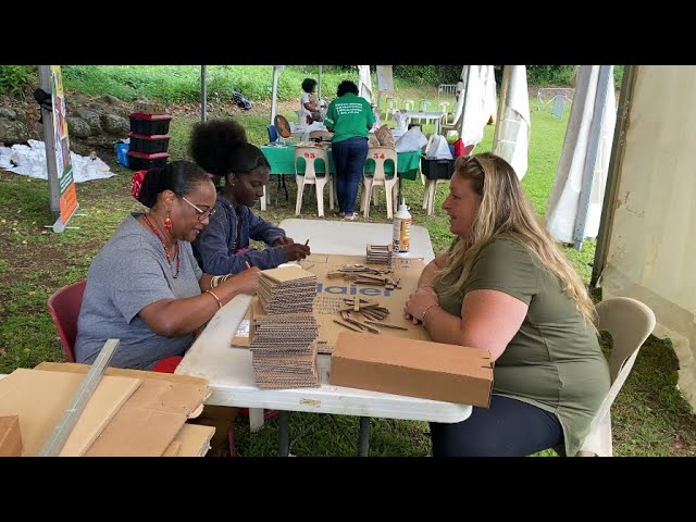 Trois-Rivières :Journée d'activités en famille organisée par le CCAS.