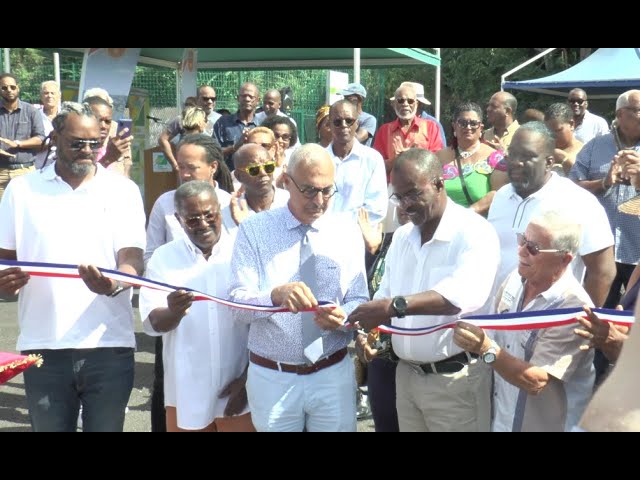Basse-Terre : Inauguration du plateau sportif du Carmel.