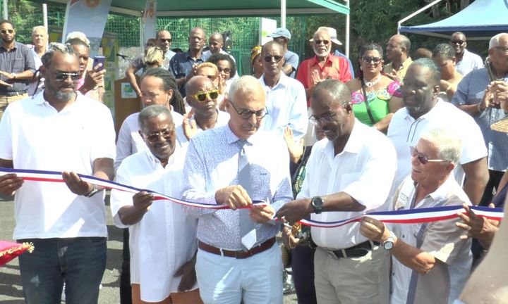 Basse-Terre : Inauguration du plateau sportif du Carmel.