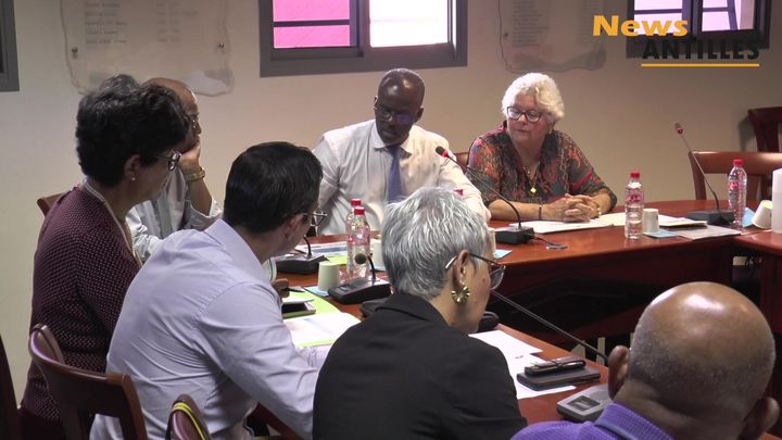 Saint-Claude : Réunion de travail et visite de terrain avec le maire de la ville et le président de la Région Guadelo