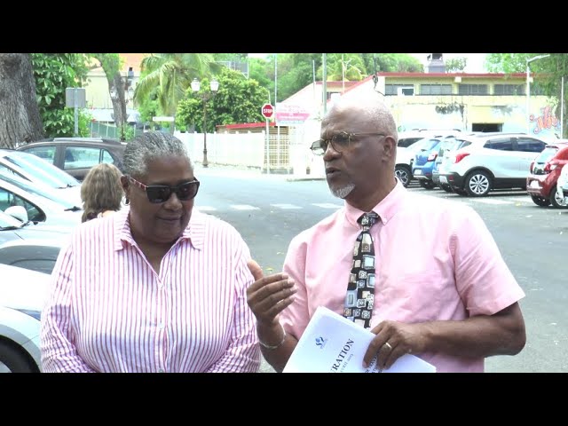 Inauguration de deux citernes de stockage d'eau à Vieux-Habitants.