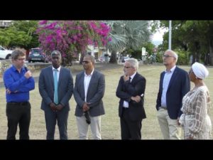 Basse-Terre : Cérémonie en souvenir de Serge Balguy,mort pour la liberté le 2mai 1943.