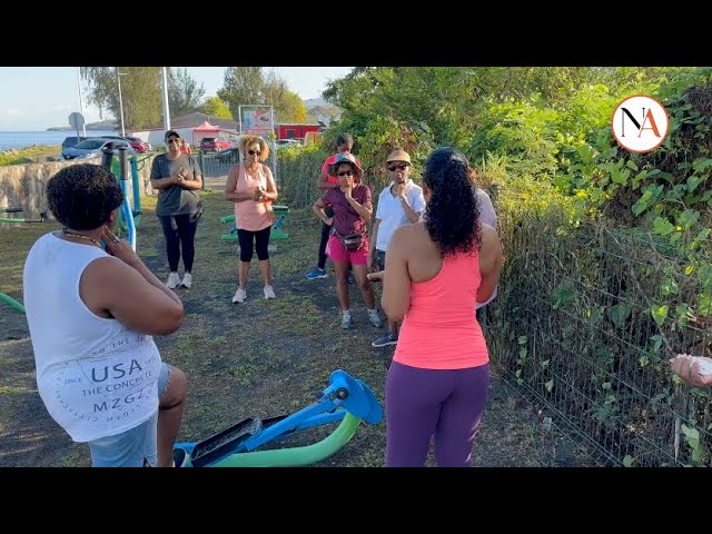 Baillif :Journée contre la sédentarité ,parcours sportif du bord de mer.