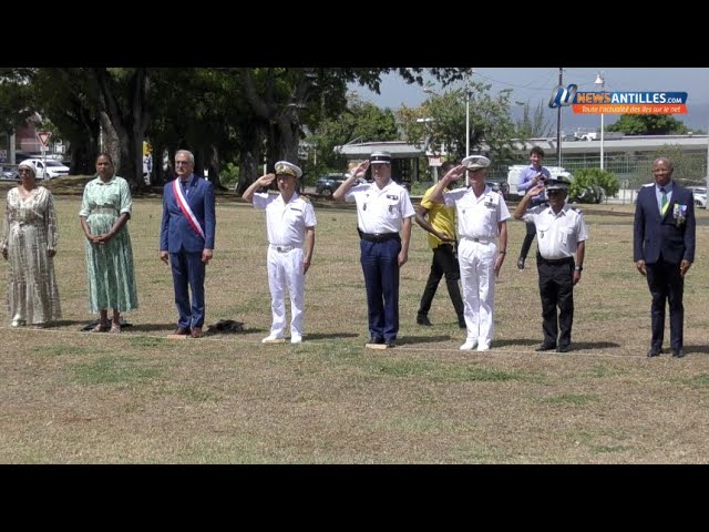 Basse -Terre  Cérémonie de la journée nationale d'hommage aux morts pour la France en Indochine.