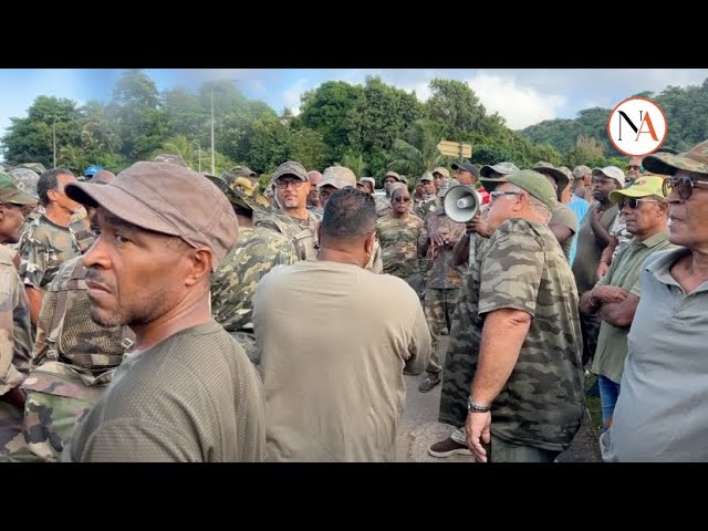 Gourbeyre : Mobilisation des chasseurs de Guadeloupe.